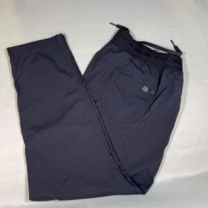 LL Bean Women’s Vista Camp Pants 1X Plus Grey Pull On Drawstring